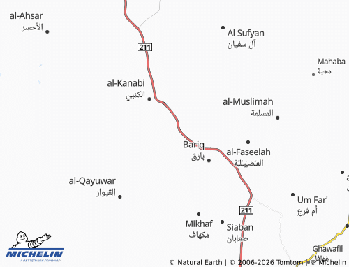 MICHELIN-Landkarte al-Naseem - ViaMichelin