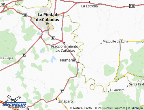 MICHELIN Jaripitiro map - ViaMichelin