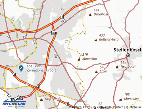 MICHELIN Zevenwacht Retirement Village map - ViaMichelin