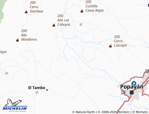 Mappa MICHELIN La Yunga - ViaMichelin