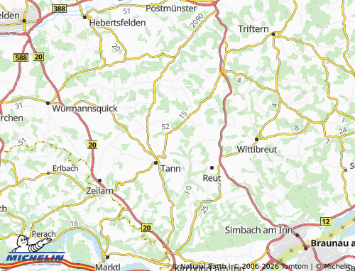 MICHELIN Randling map - ViaMichelin