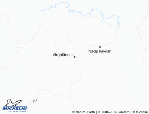 Mappa MICHELIN Virgolândia - ViaMichelin