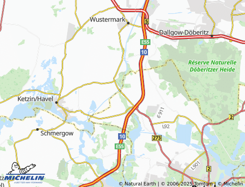 MICHELIN Paaren map - ViaMichelin