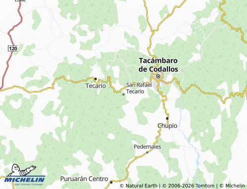 Mappa MICHELIN San Rafael Tecario - ViaMichelin