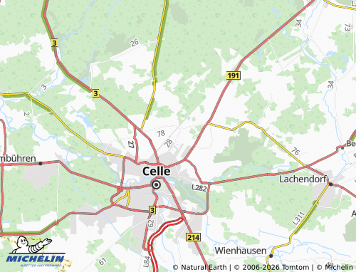 MICHELIN Vorwerk map - ViaMichelin