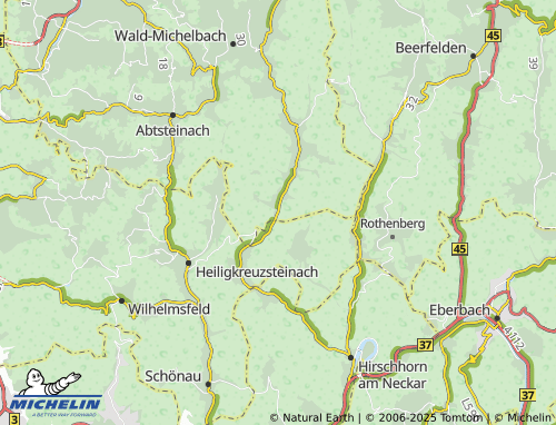 MICHELIN Flockenbusch map - ViaMichelin