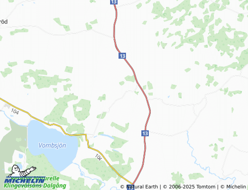 MICHELIN Bjärsjölagård map - ViaMichelin