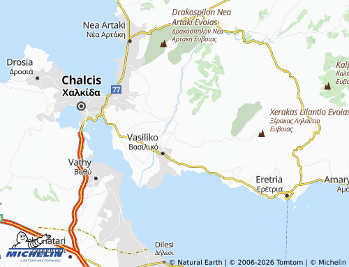 MICHELIN Fylla map - ViaMichelin