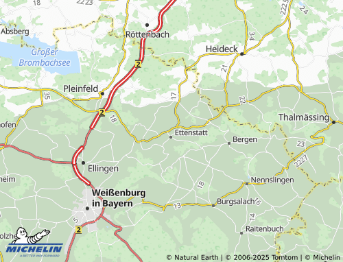 Carte MICHELIN Burg - ViaMichelin