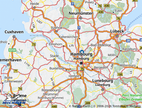MICHELIN Pinneberg map - ViaMichelin