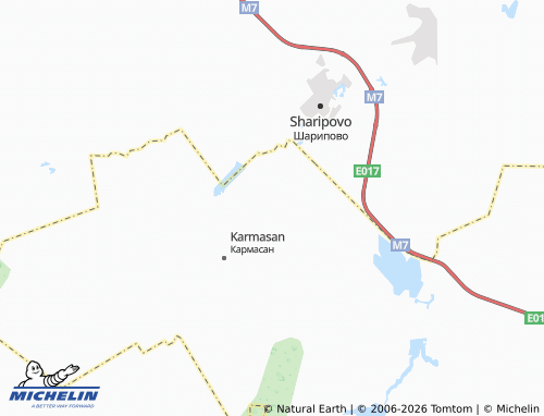 MICHELIN-Landkarte Yulushevo - ViaMichelin