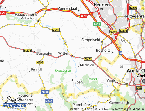 MICHELIN Wittem map - ViaMichelin