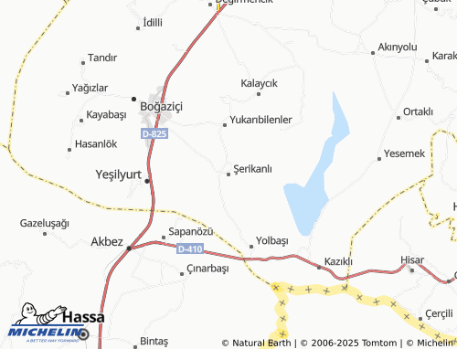 MICHELIN Şerikanlı map - ViaMichelin
