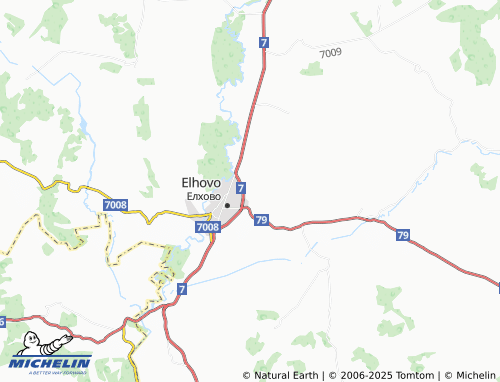 MICHELIN vz Elhovo map - ViaMichelin