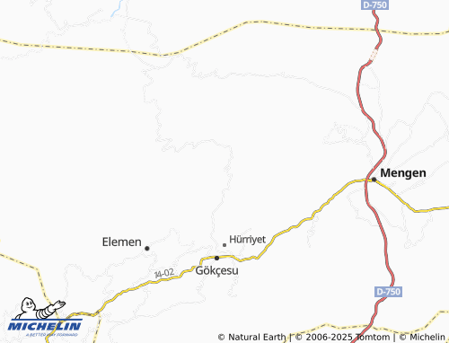 MICHELIN Karakaya map - ViaMichelin