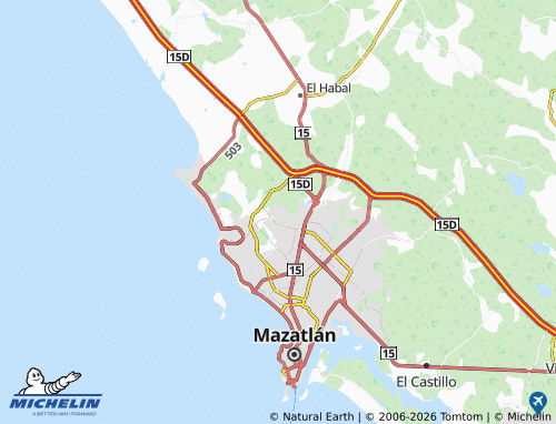 MICHELIN Residencial Real del Valle map - ViaMichelin