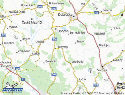 MICHELIN-Landkarte Záhornice - ViaMichelin