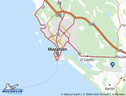 MICHELIN Casas Económicas map - ViaMichelin