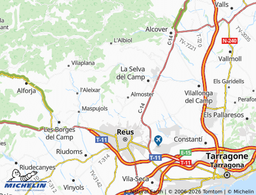 Carte MICHELIN Almoster - ViaMichelin