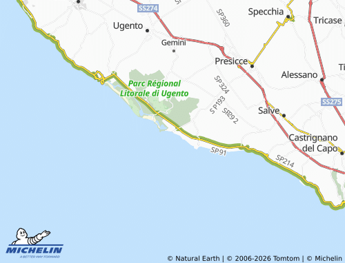 Mapa MICHELIN Lido Marini - ViaMichelin