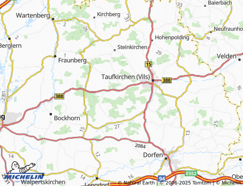 MICHELIN-Landkarte Adlberg - ViaMichelin