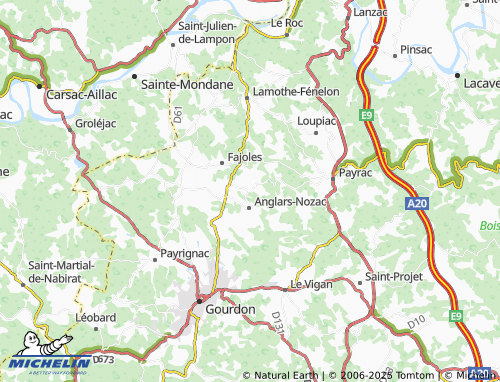 MICHELIN Rouffilhac map - ViaMichelin