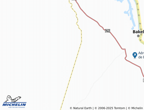 MICHELIN Boulibani map - ViaMichelin