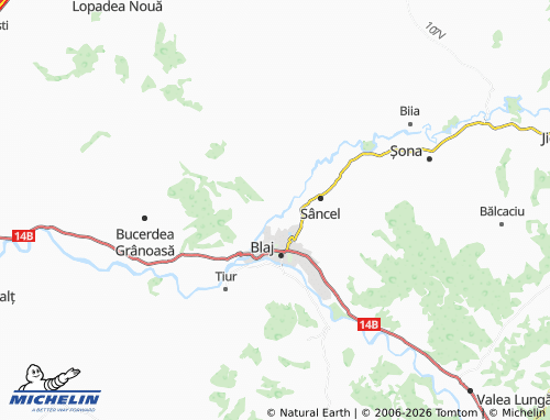 Carte MICHELIN Petrisat - ViaMichelin