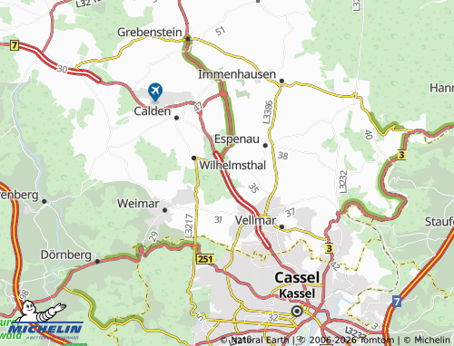 MICHELIN Schäferberg map - ViaMichelin