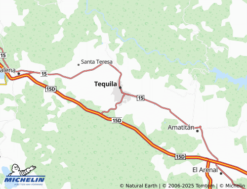MICHELIN Colinas del Rosario map - ViaMichelin