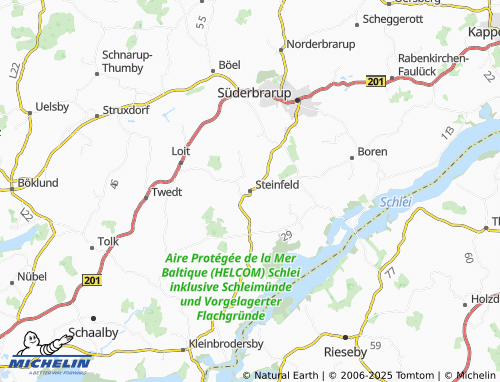 MICHELIN Steinfeld map - ViaMichelin