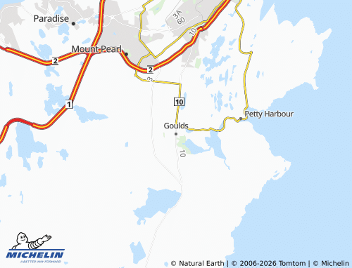 Mappa MICHELIN Goulds - ViaMichelin