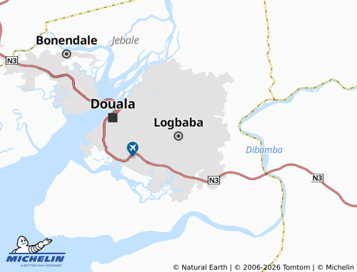 Mappa MICHELIN Logbaba - ViaMichelin