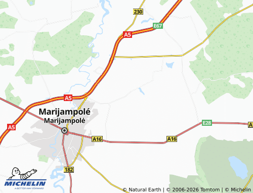 MICHELIN Baraginė map - ViaMichelin