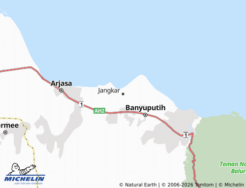 MICHELIN Jangkar map - ViaMichelin