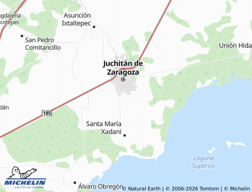 Mapa MICHELIN Del Carmen - ViaMichelin