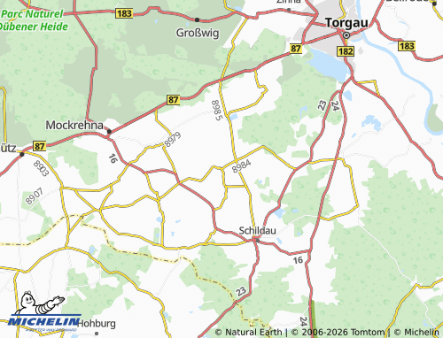MICHELIN Langenreichenbach map - ViaMichelin