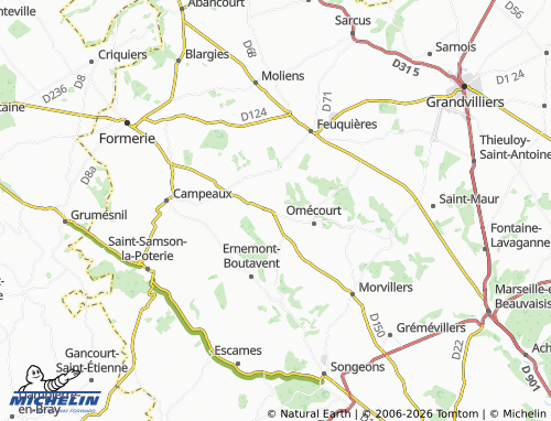 MICHELIN Épeaux map - ViaMichelin