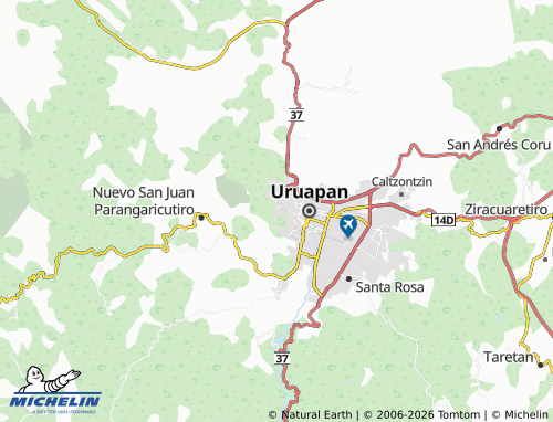 Mapa MICHELIN Valle del Bosque - ViaMichelin