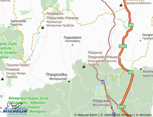 MICHELIN Zervo map - ViaMichelin