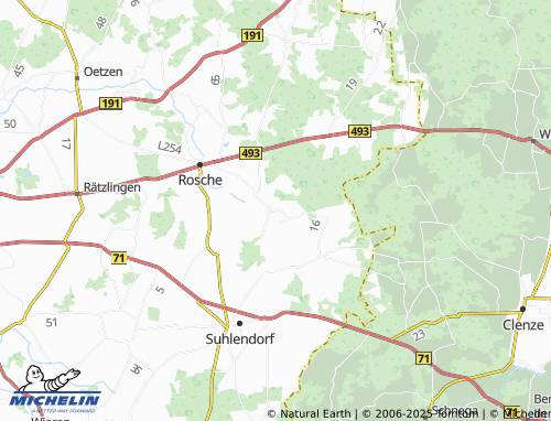 Carte MICHELIN Göddenstedt - ViaMichelin