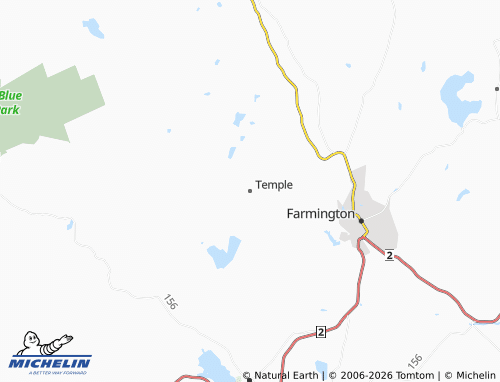 Mappa MICHELIN Temple - ViaMichelin
