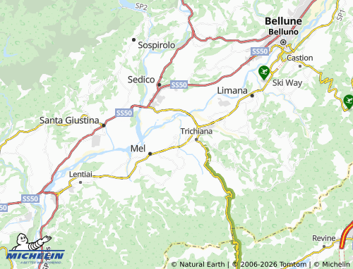 MICHELIN Farra map - ViaMichelin