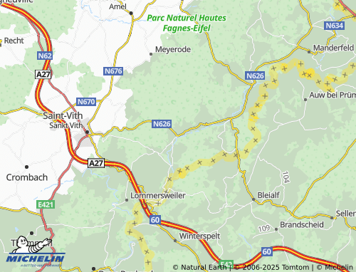 Carte MICHELIN Setz - ViaMichelin